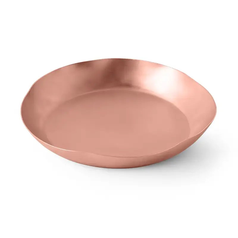 Gibco Блюдо для морепродуктов с неровными краями 40 см "Купер", медное