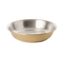 Gibco Тарелка глубокая 20 см "Брасс", латунная с лужением внутри, 1000 мл