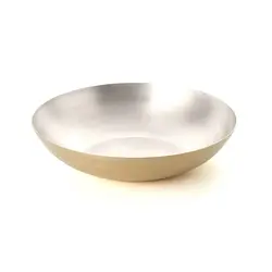 Gibco Тарелка полуглубокая 20 см "Брасс", латунная с лужением внутри, 1000 мл