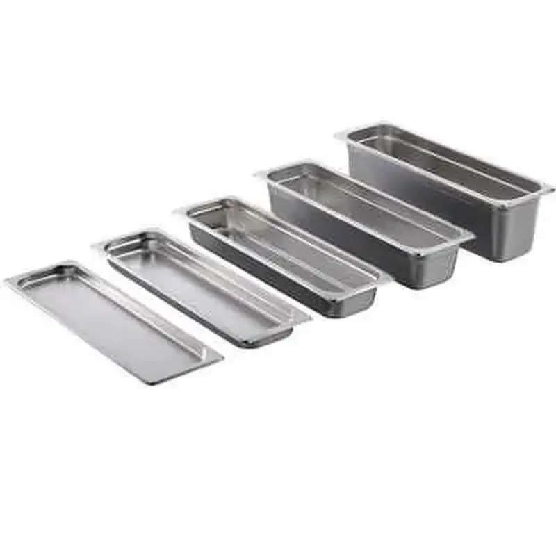 824-4 Гастроемкость стандартная, 6.5л., GN2/4-162x530h=100мм., нерж.сталь, Gerus. Китай