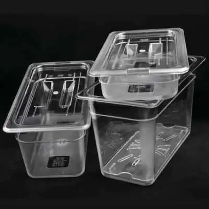 PA813-4 Гастроемкость стандартная, 3.6л., GN1/3-325x175h=100мм., поликарбонат, Gerus. Китай