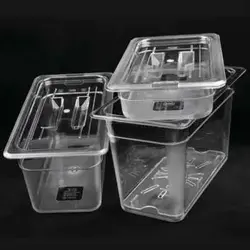 PA813-6 Гастроемкость стандартная, 5.3л., GN1/3-325x175h=150мм., поликарбонат, Gerus. Китай