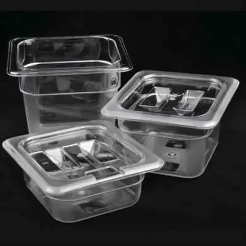 PA816-6 Гастроемкость стандартная, 2.2л., GN1/6-176x160h=150мм., поликарбонат, Gerus. Китай