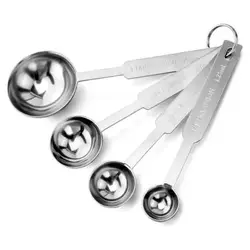 MSP-4R Набор мерных ложек 1/4-1/2-1 чайн.ложки 1 ст.ложка. нерж.сталь, Henry Food, Китай