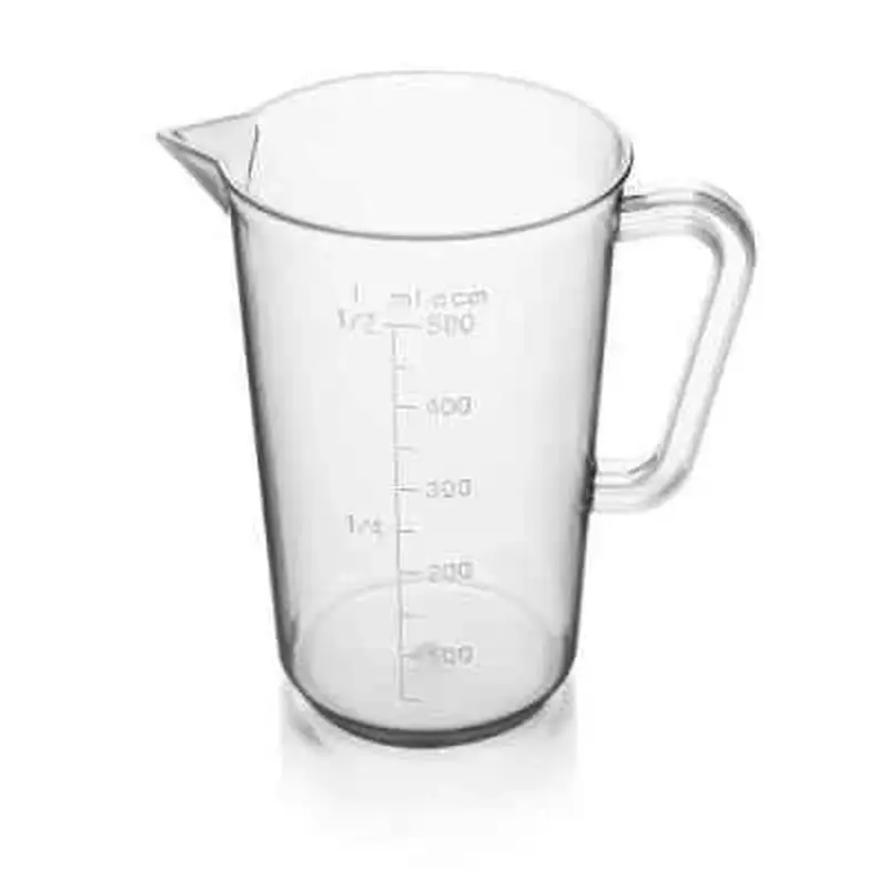 PLM-05 Емкость мерная с ручкой, 0.5л.,пластик, полипропилен, Henry Food, Китай