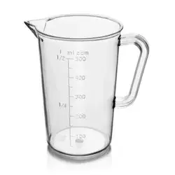 PLM-05P Емкость мерная с ручкой, 0.5л.,пластик, поликарбонат, Henry Food, Китай