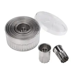 SCMS-01 Набор вырубок с волнистым краем нерж.сталь, Henry Food, Китай