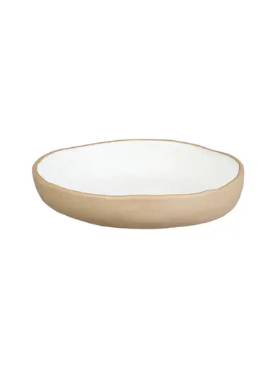 Тарелка с бортом, KUNSTWERK, Grasp, 19 x 4 см, белый