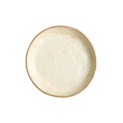 Тарелка с бортом, KUNSTWERK, Grasp, 19 x 4 см, бежевый