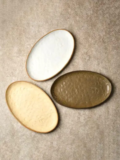 Блюдо овальное, KUNSTWERK, Grasp, 29 x 18 x 2.3 см