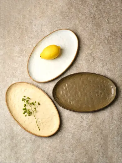 Блюдо овальное, KUNSTWERK, Grasp, 29 x 18 x 2.3 см