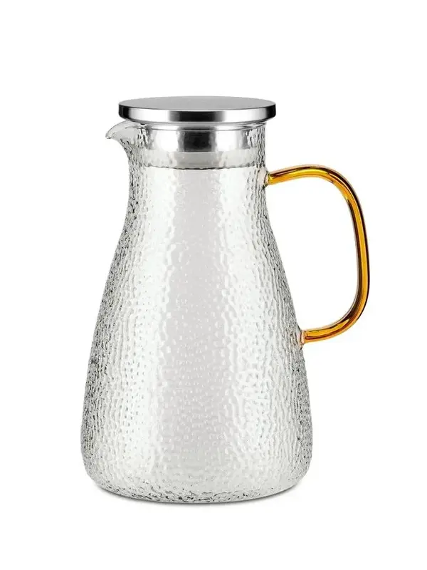 Кувшин 1,7 л. для горячих и холодных напитков, стекло c крышкой /1/