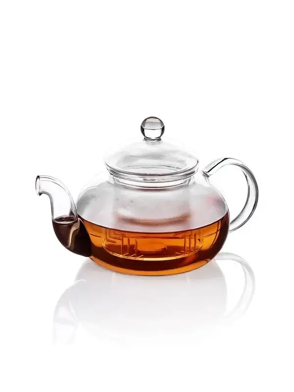 Чайник 500 мл. заварочный c ситом, стекло, 76299 /1/