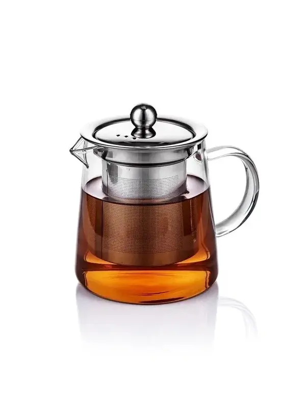 Чайник 500 мл. заварочный c ситом, стекло /1/
