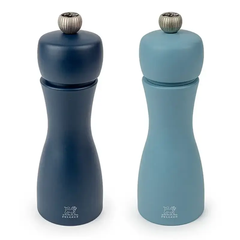 Набор мельниц для специй Peugeot Tahiti 5.2x15 см синий,голубой 2шт.