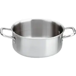 Кастрюля с крышкой 3-х слойная, Paderno, 28 х 11 см, 6.5 л, 28 см