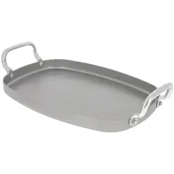 Сковорода 2 ручки, De Buyer, Mineral B, 38 x 26 x 2.5 см