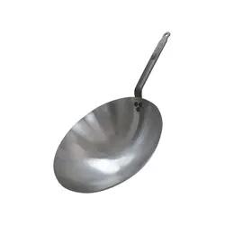 Сковорода Wok, De Buyer, White steel, 35.5 х 9 см, 35.5 см