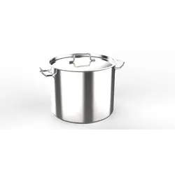 Котел с крышкой, тройное дно, MGsteel, 40 х 33 см, 40 л, 40 см