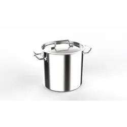 Котел с крышкой, тройное дно, MGsteel, 25 х 25 см, 12 л, 25 см