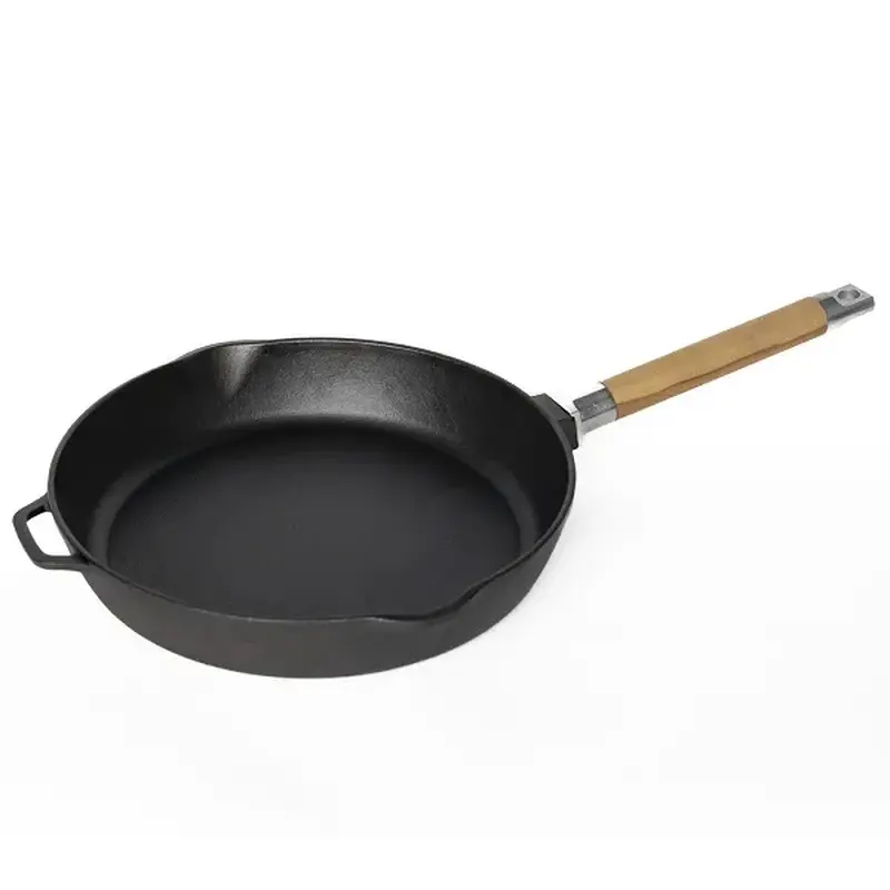 Сковорода со съемной деревянной ручкой, 28 х 5.5 см, 3.0 л, 28 см