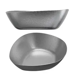 Тарелка металлическая, квадратная, Old Island,  15.5 х 14.5 х 5 см, 600 мл