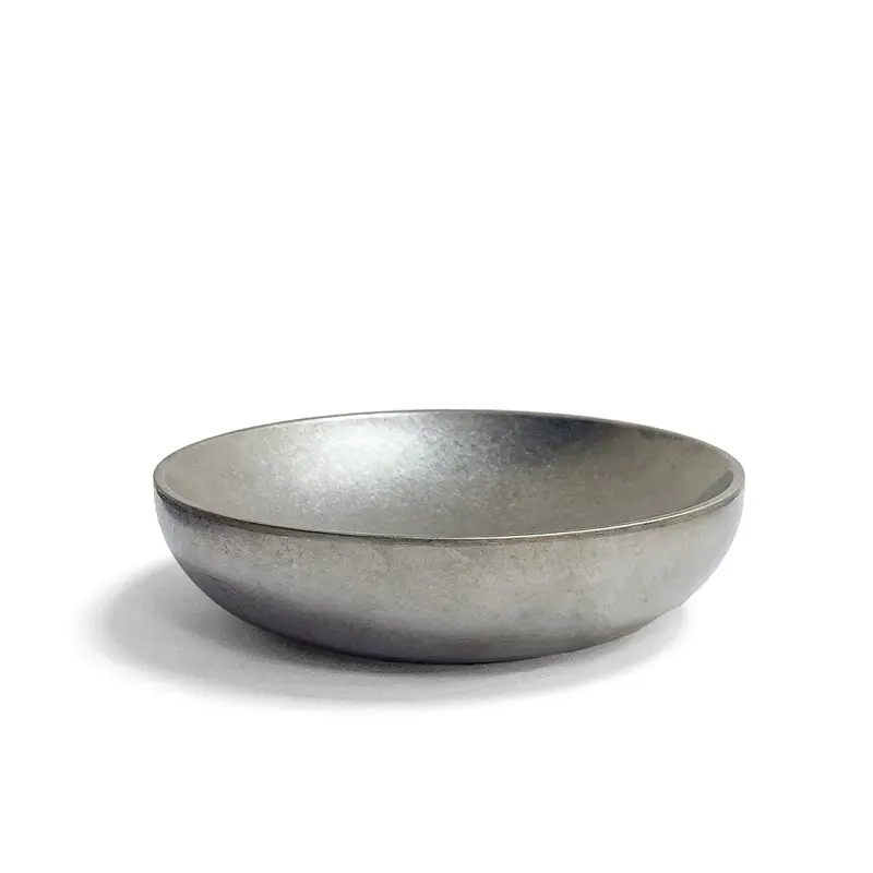 Тарелка глубокая, металлическая, с двойными стенками, Old Island,  14 х 3,5 см