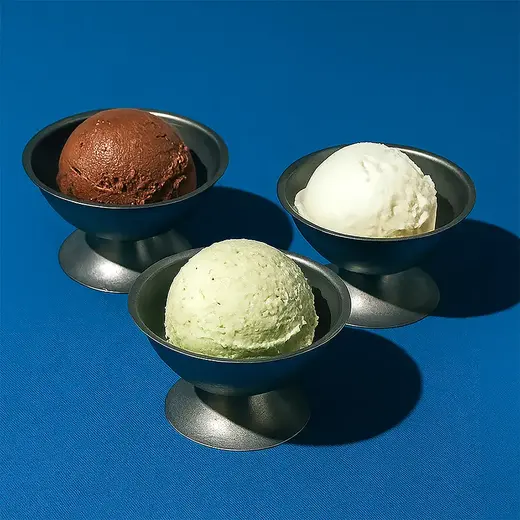 Креманка металлическая, маленькая, Old Island,130 мл,  5.8 х10 см