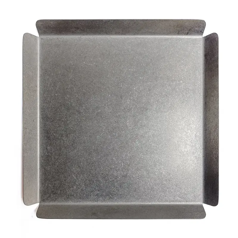 Поднос металлический, для подачи квадратный, Old Island,  27 х 27 сх 2.2 см