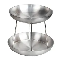 Этажерка для подачи морепродуктов, 2 яруса, P.L. Proff Cuisine, d 24/22 см, h 21.3 см