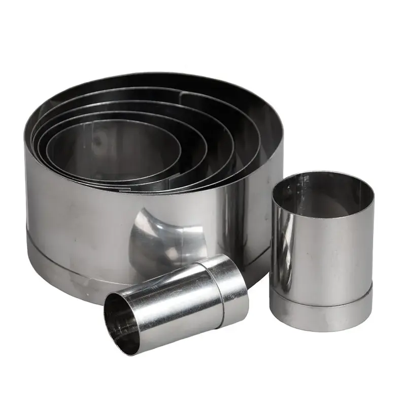 Набор форм-резаков "Кольцо" 7 шт 100/90/75/48/36/30/20 мм, P.L. Proff Cuisine, d 10 см, h 5 см