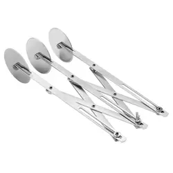 Нож роликовый для теста раздвижной, 3 лезвия, P.L. Proff Cuisine, d 5.5 см, l 24 см