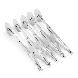 Нож роликовый для теста раздвижной, 5 лезвий, P.L. Proff Cuisine, d 5.6 см, l 49 см