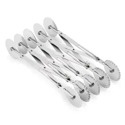 Нож роликовый для теста двухсторонний, раздвижной, 10 лезвий, P.L. Proff Cuisine, d 5.6 см, l 48 см