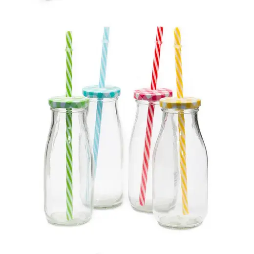 Банка бутылка для подачи соков/коктейлей, P.L. Proff Cuisine, 296 мл, d 6 см, h 15 см