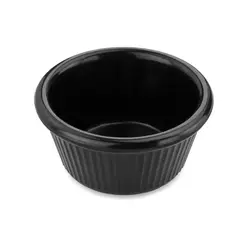 Соусник круглый, черный, P.L. Proff Cuisine, 80 мл, d 7.9 см, h 4 см