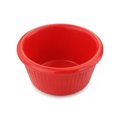 Соусник круглый, красный, P.L. Proff Cuisine, 80 мл, d 7.9 см, h 4 см