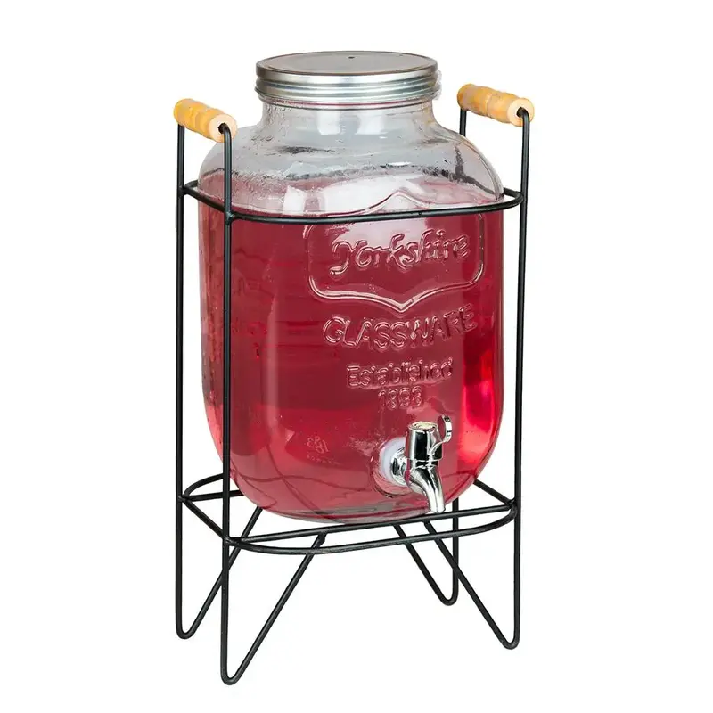 Банка емкость с краном на подставке, P.L. Proff Cuisine, 5 л, d 16.5 см, h 36 см