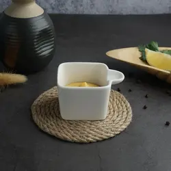 Соусник с ручкой, P.L. Proff Cuisine, Mini Mix White, 70 мл, h 4.5 см, b 6 см, l 7.5 см