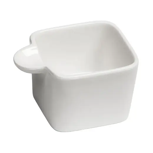 Соусник с ручкой, P.L. Proff Cuisine, Mini Mix White, 70 мл, h 4.5 см, b 6 см, l 7.5 см