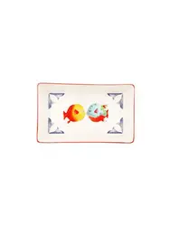 Блюдо прямоугольное, Porland, CORALLINE, 17 x 10 см