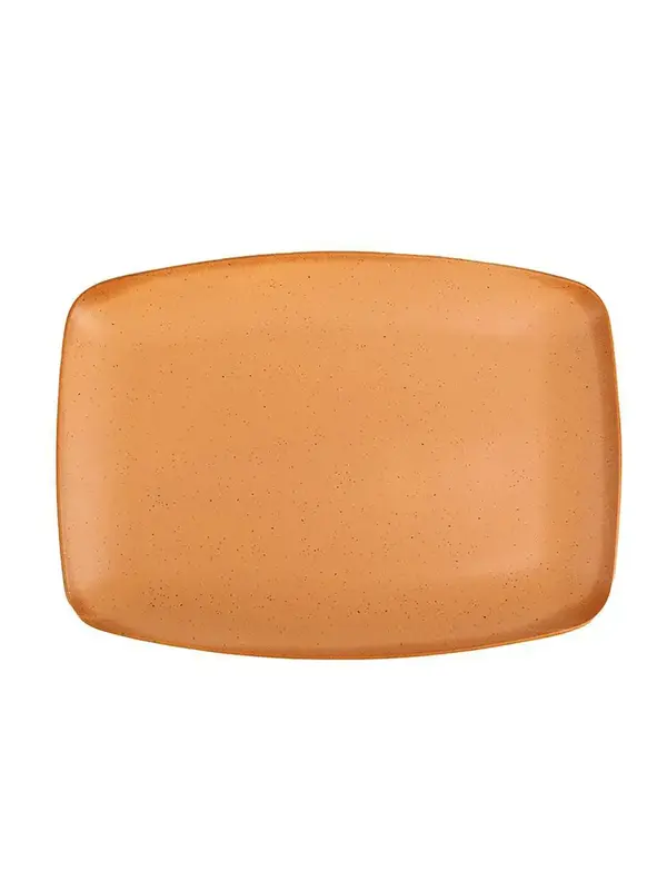 Блюдо прямоугольное, Porland, Danshari Earth, d 32 см