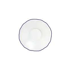 Блюдце, Porland, Maria with colored kant blue, 11 см