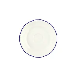 Блюдце, Porland, Maria with colored kant blue, 12 см