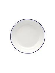 Тарелка мелкая, Porland, Maria with colored kant blue, 18 см