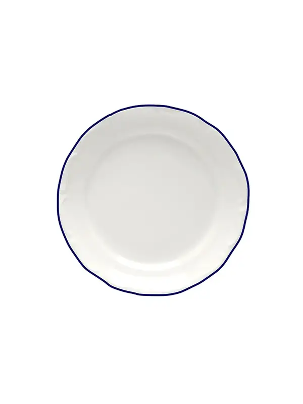 Тарелка мелкая, Porland, Maria with colored kant blue, 18 см