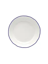 Тарелка мелкая, Porland, Maria with colored kant blue, 23 см