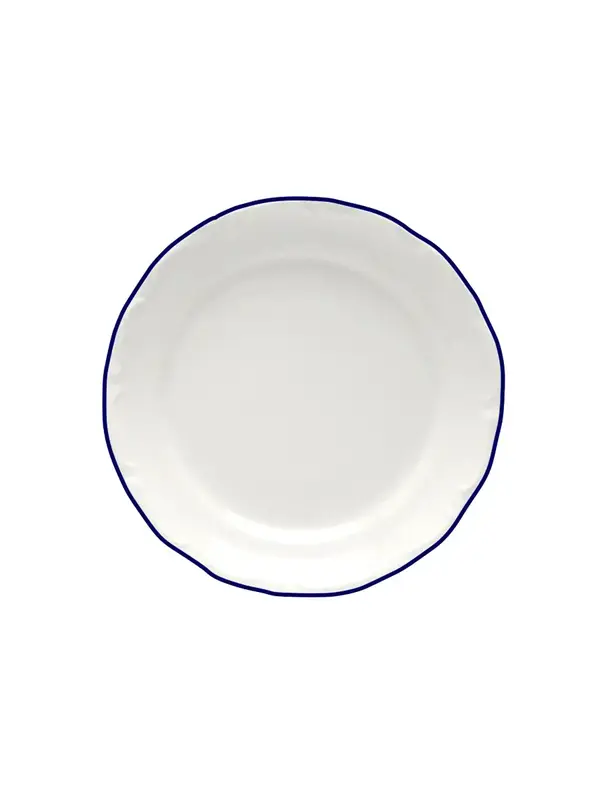 Тарелка мелкая, Porland, Maria with colored kant blue, 23 см