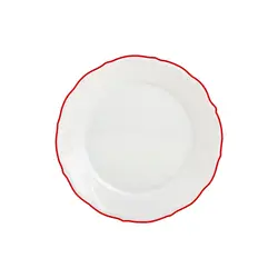 Тарелка мелкая, Porland, Maria with colored kant red, 27 см
