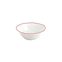 Салатник, Porland, Maria with colored kant red, 13 см